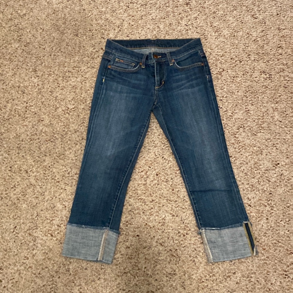 Cropped Joe’s jeans, size 24S.